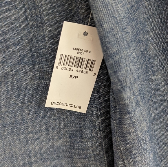 Blue Cotton Casual Blazer - Picture 4 of 7